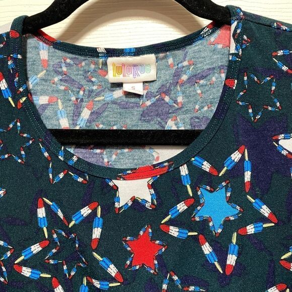 Lularoe Irma patriotic tunic S - Picture 2 of 3